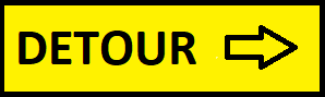 Detour Sign image