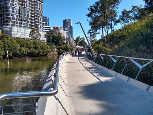 Escarpment Boardwalk near Parramatta Ferry terminal